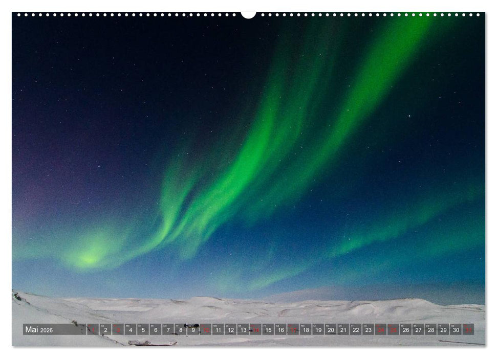 Nordlichter Europas (CALVENDO Wandkalender 2026)