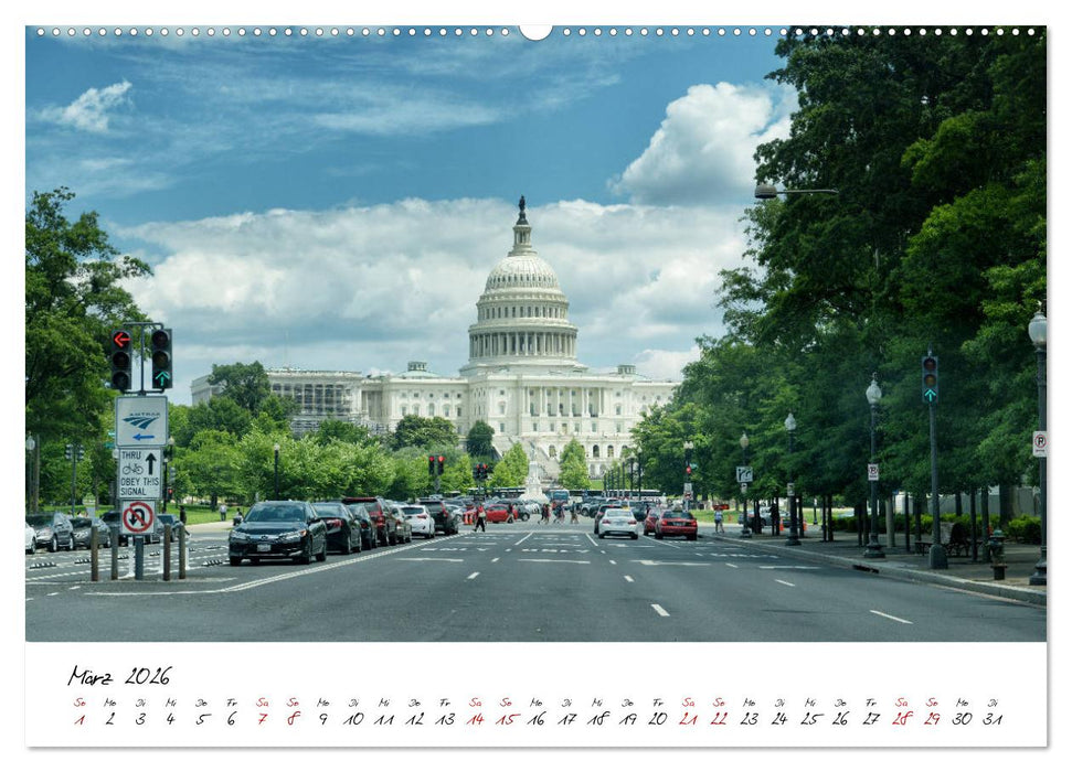 USA Ostküste Ein Road Trip (CALVENDO Wandkalender 2026)