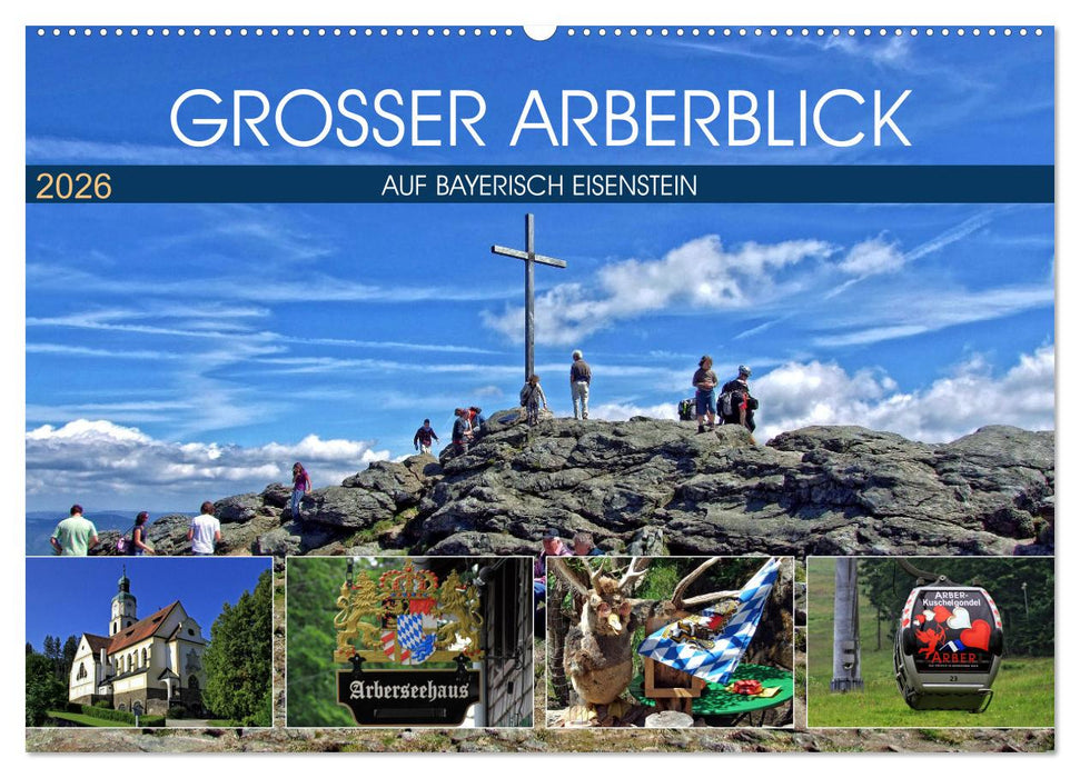 Grosser Arberblick auf Bayerisch Eisenstein (CALVENDO Wandkalender 2026)