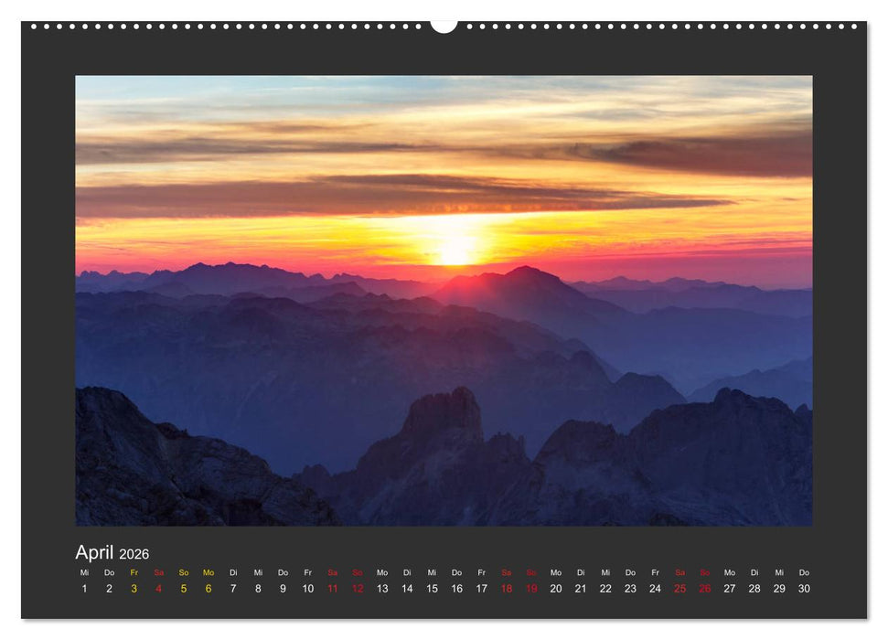 Bergschuh und Gipfelglück (CALVENDO Wandkalender 2026)