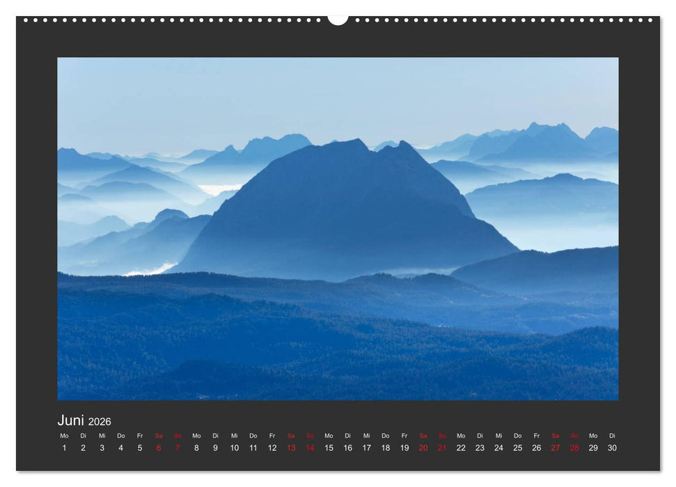 Bergschuh und Gipfelglück (CALVENDO Wandkalender 2026)