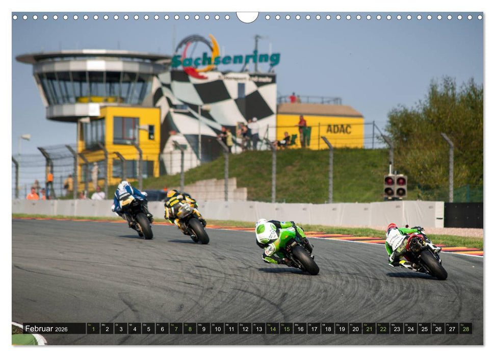 Motorrad Rennsport (CALVENDO Wandkalender 2026)