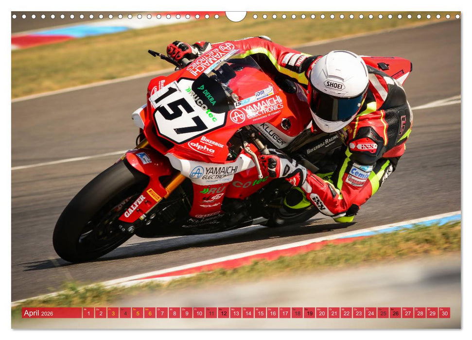 Motorrad Rennsport (CALVENDO Wandkalender 2026)