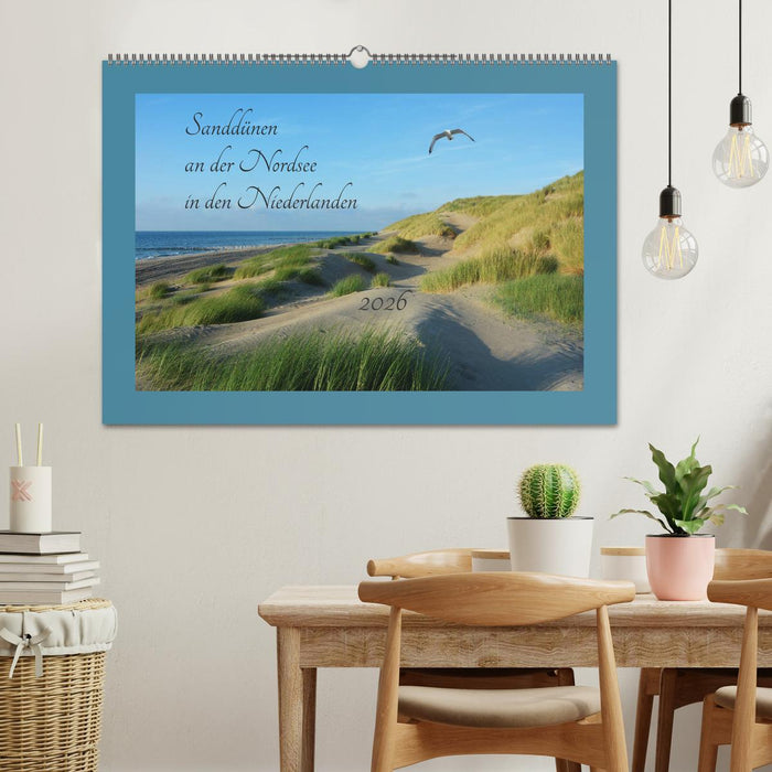 Sanddünen an der Nordsee in den Niederlanden (CALVENDO Wandkalender 2026)