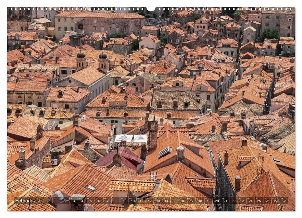 Kroatien - Landschaften am Mittelmeer (CALVENDO Wandkalender 2026)