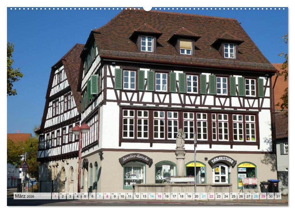 Sindelfingen - Historische Altstadt (CALVENDO Wandkalender 2026)