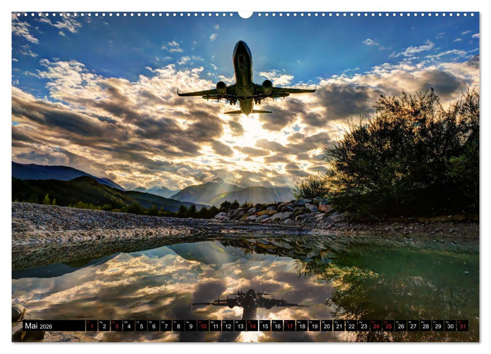 Flugzeugkalender 2026 (CALVENDO Wandkalender 2026)