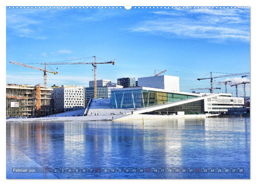 Oslo - Norwegen (CALVENDO Wandkalender 2026)