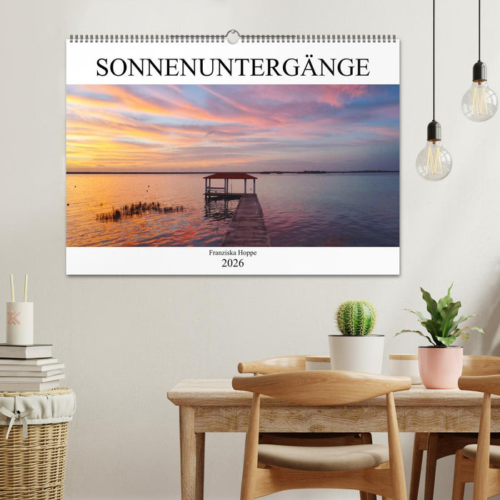 Die schönsten Sonnenuntergänge der Welt (CALVENDO Wandkalender 2026)