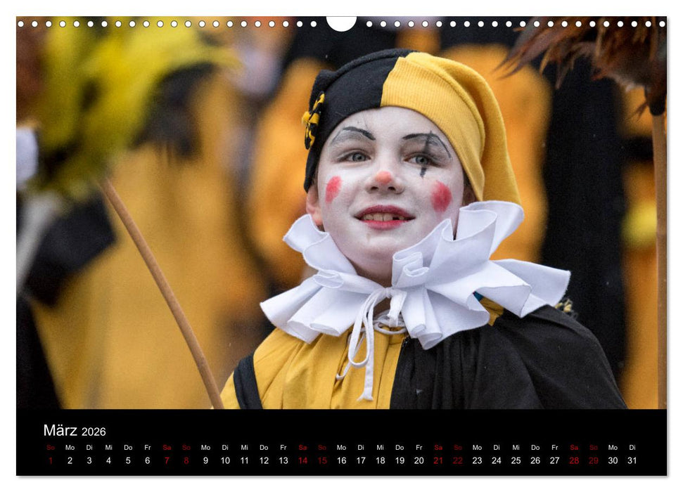 Die Rottweiler Fastnacht (CALVENDO Wandkalender 2026)