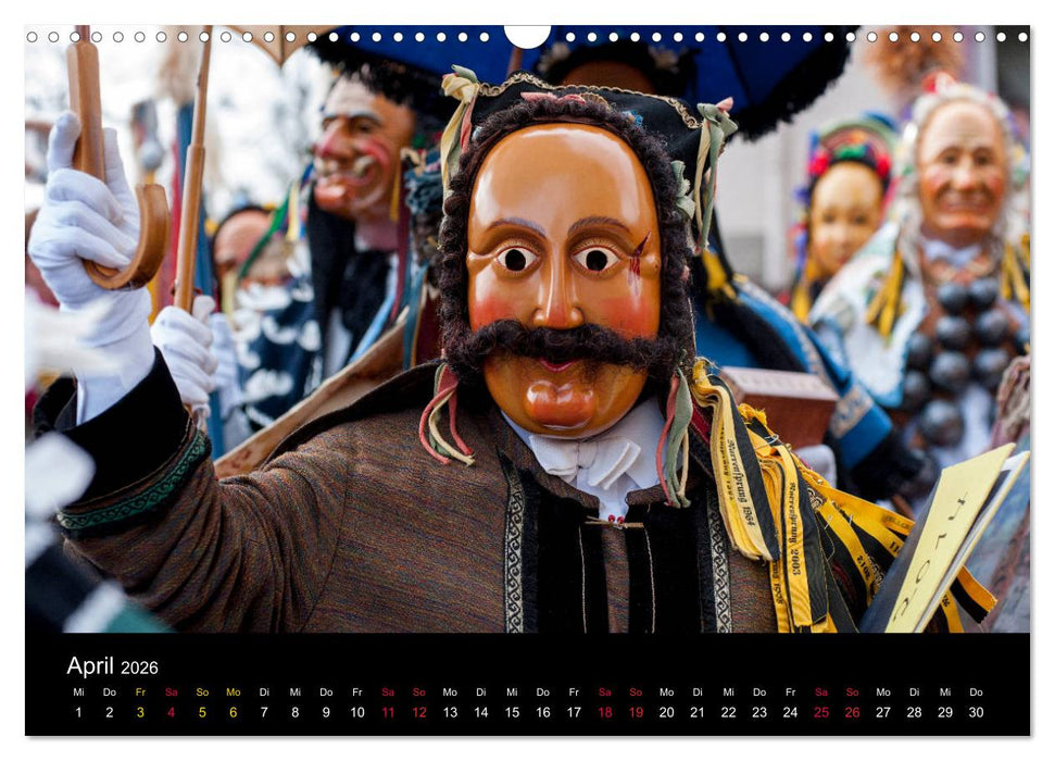 Die Rottweiler Fastnacht (CALVENDO Wandkalender 2026)