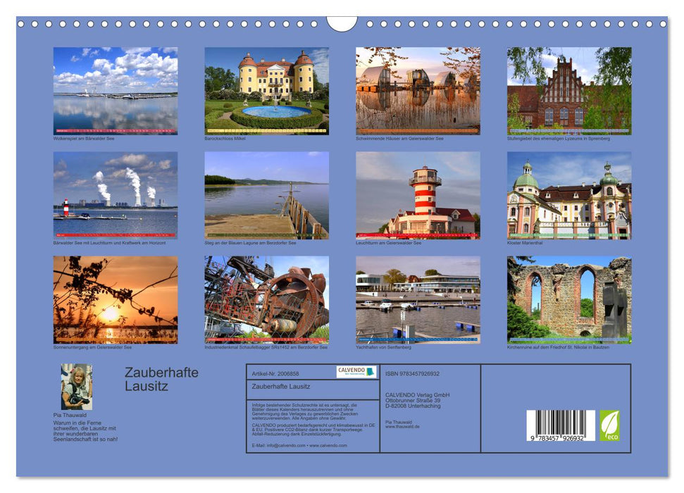 Zauberhafte Lausitz (CALVENDO Wandkalender 2026)