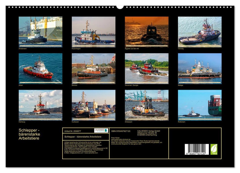 Schlepper - bärenstarke Arbeitstiere (CALVENDO Premium Wandkalender 2026)