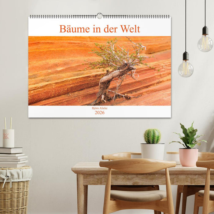 Bäume in der Welt (CALVENDO Wandkalender 2026)