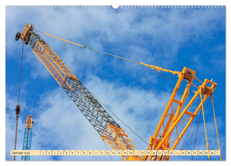 Krane - bärenstarke Arbeitstiere (CALVENDO Wandkalender 2026)