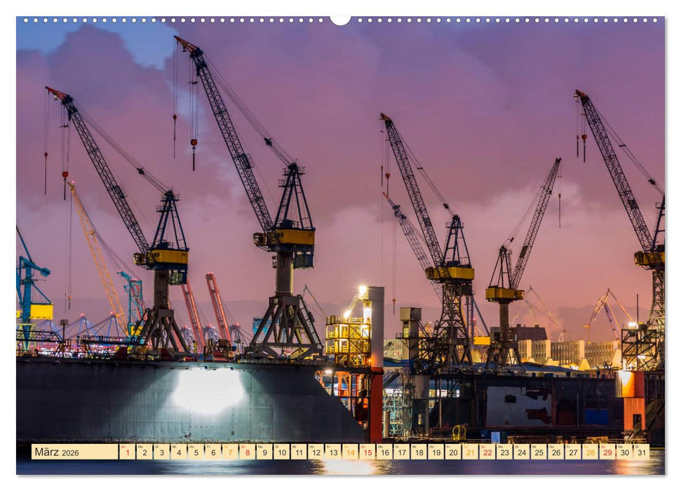 Krane - bärenstarke Arbeitstiere (CALVENDO Wandkalender 2026)