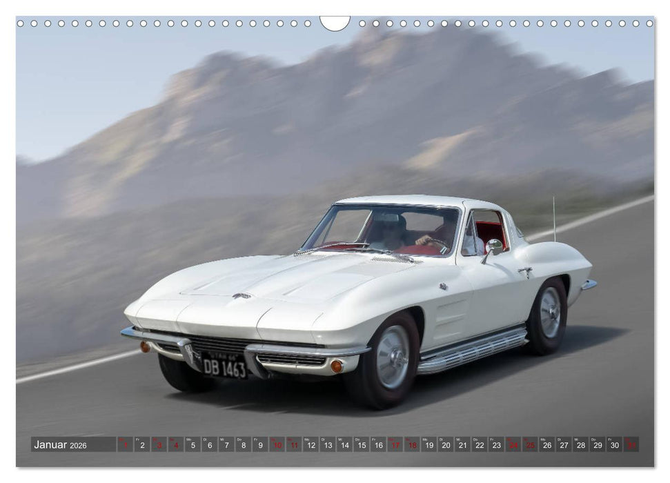 on the road Classic Coupés (CALVENDO Wandkalender 2026)