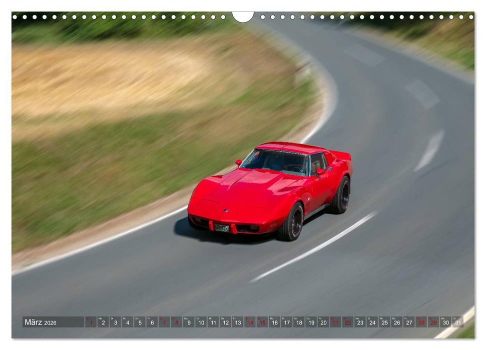 on the road Classic Coupés (CALVENDO Wandkalender 2026)