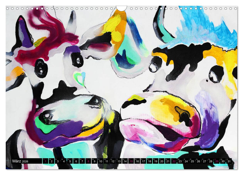 Kuhkalender (CALVENDO Wandkalender 2026)