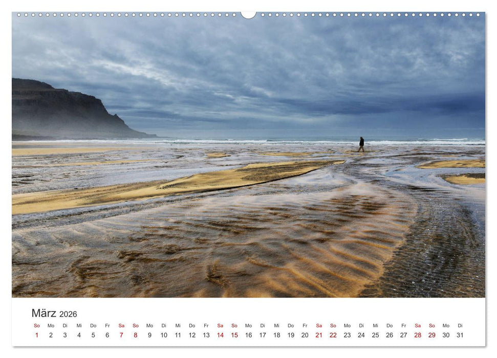 Landschaftsträume in den Westfjorden (CALVENDO Wandkalender 2026)