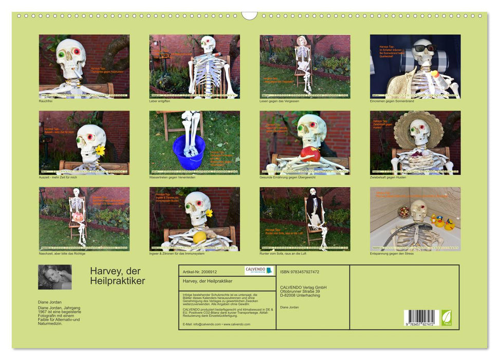 Harvey, der Heilpraktiker (CALVENDO Wandkalender 2026)