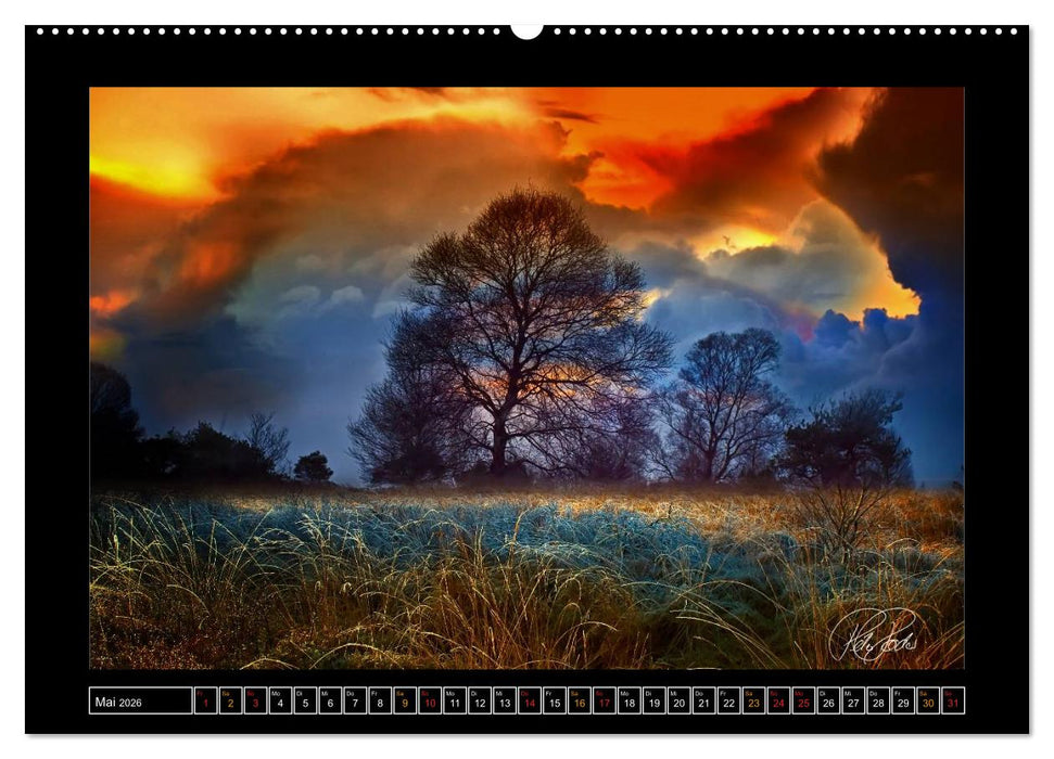 Zwischenwelten, Zeiten zwischen Tag und Nacht (CALVENDO Wandkalender 2026)