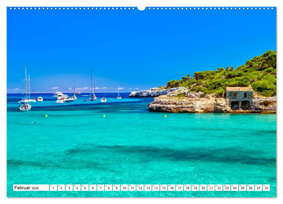 Mallorca - Schöne Impressionen der Insel (CALVENDO Wandkalender 2026)