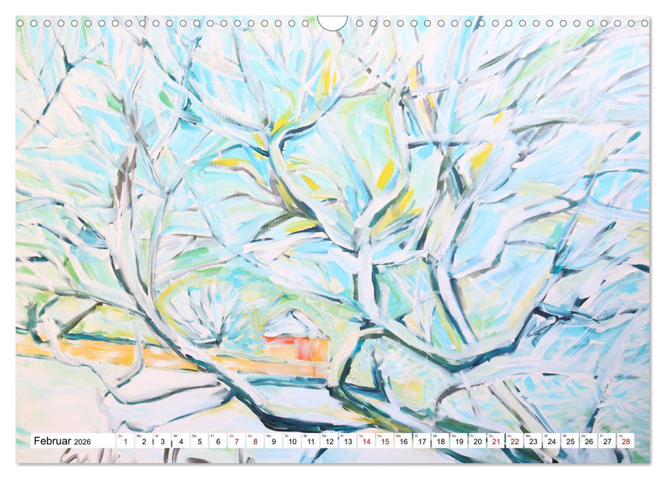Landschaft in der Malerei: Ein Kunstkalender (CALVENDO Wandkalender 2026)