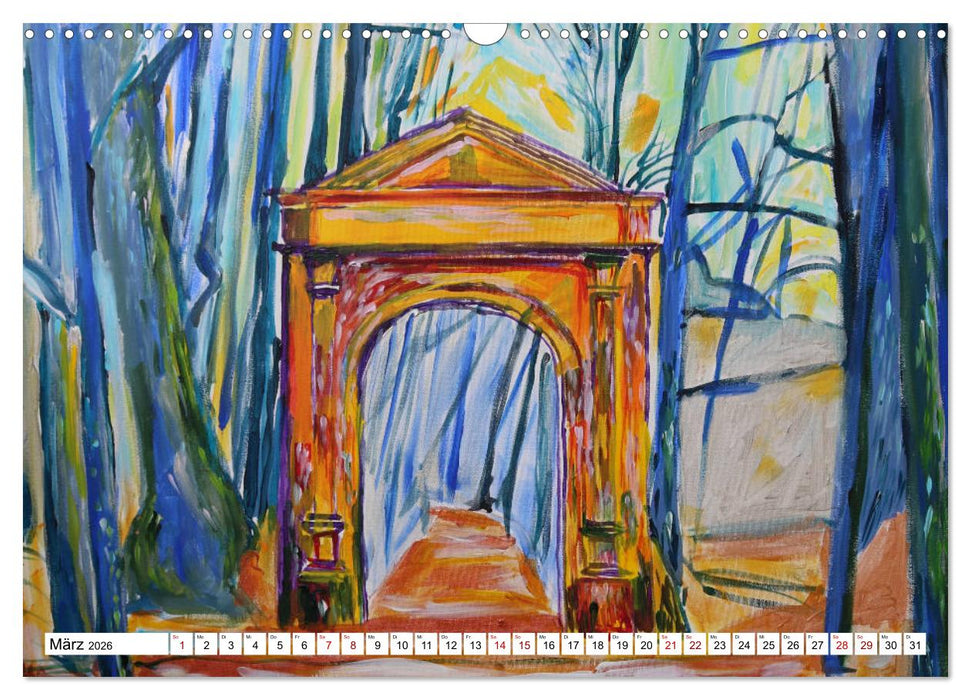 Landschaft in der Malerei: Ein Kunstkalender (CALVENDO Wandkalender 2026)