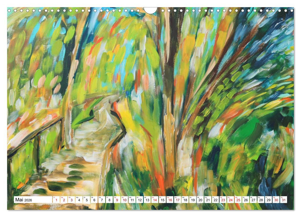 Landschaft in der Malerei: Ein Kunstkalender (CALVENDO Wandkalender 2026)