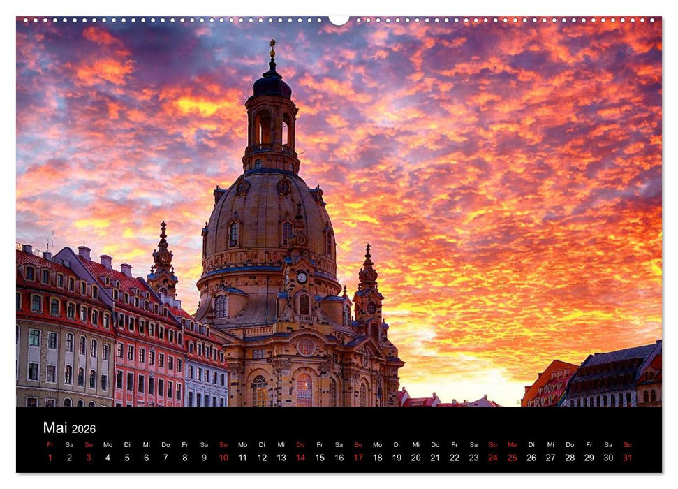 Dresden 2026 (CALVENDO Wandkalender 2026)