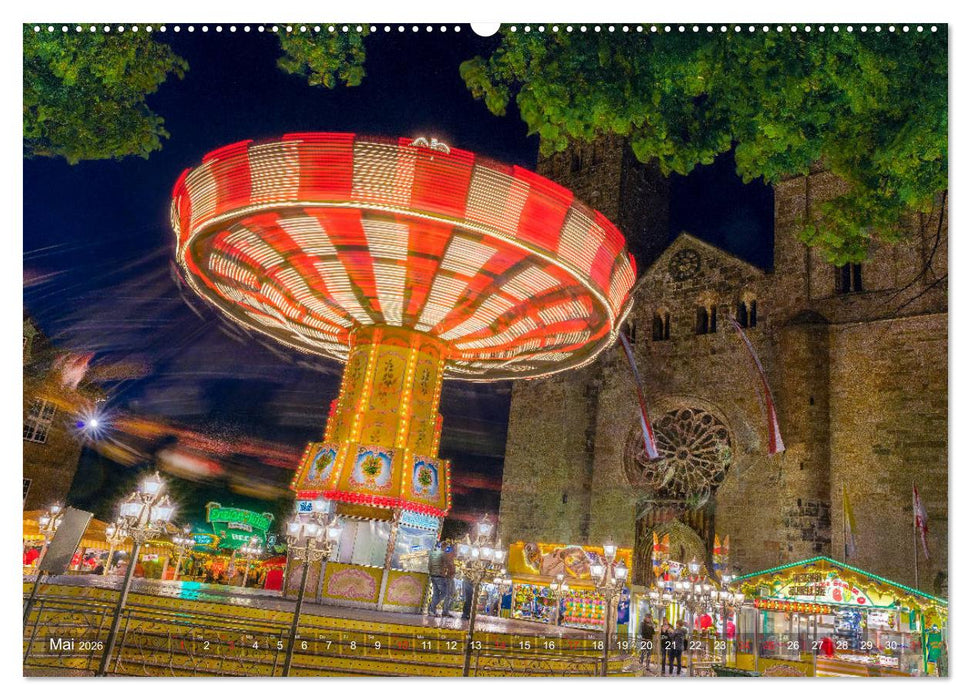 Osnabrück für Nachtschwärmer (CALVENDO Wandkalender 2026)