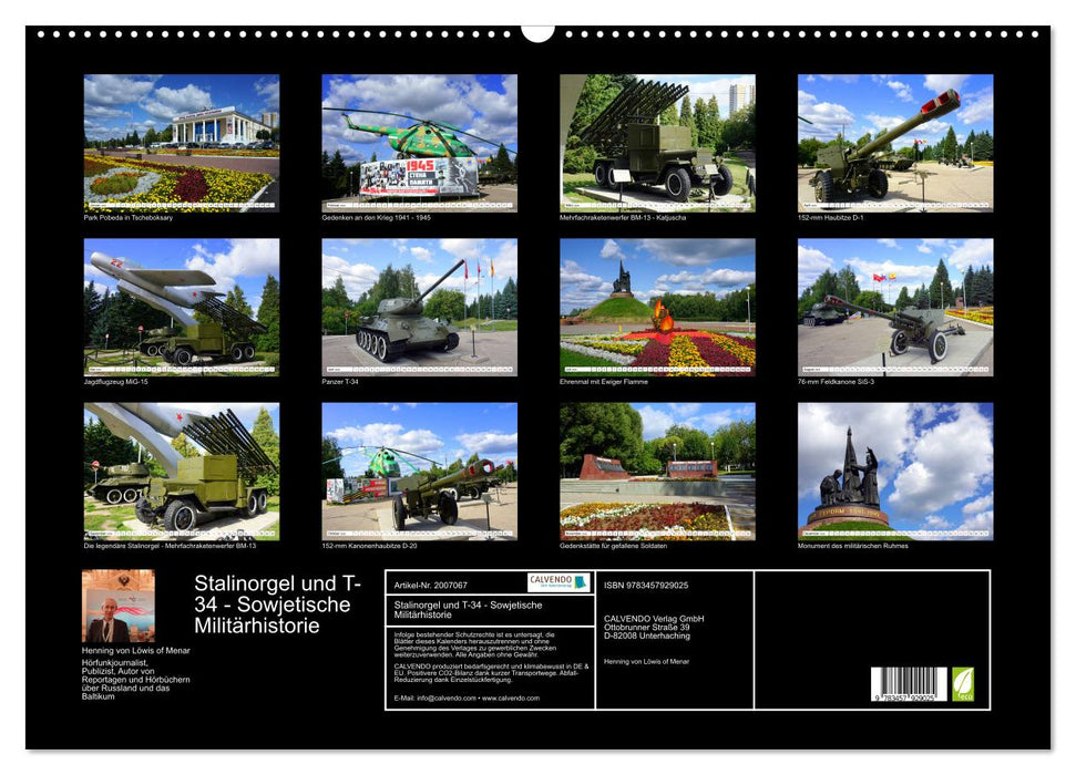 Stalinorgel und T-34 - Sowjetische Militärhistorie (CALVENDO Wandkalender 2026)