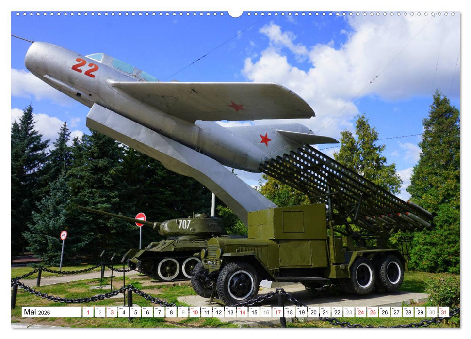 Stalinorgel und T-34 - Sowjetische Militärhistorie (CALVENDO Wandkalender 2026)