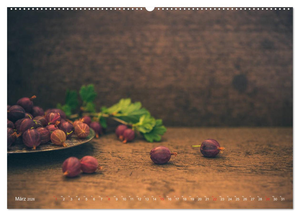 Beeren und Co. Stillleben (CALVENDO Wandkalender 2026)
