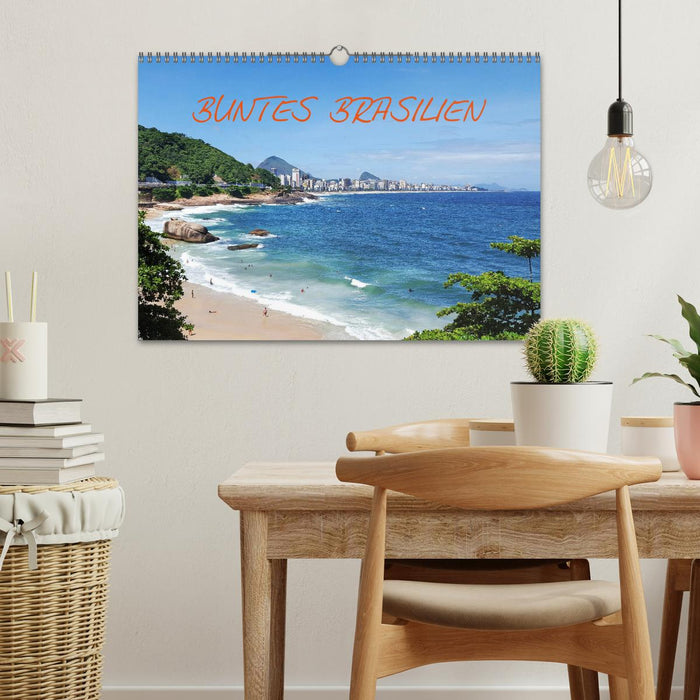 Buntes Brasilien (CALVENDO Wandkalender 2026)