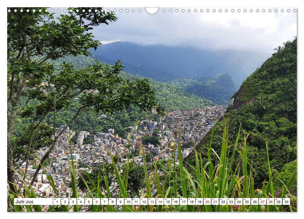 Buntes Brasilien (CALVENDO Wandkalender 2026)