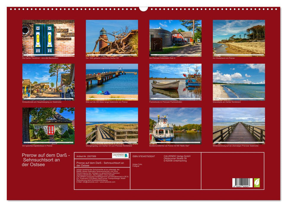 Prerow auf dem Darß - Sehnsuchtsort an der Ostsee (CALVENDO Wandkalender 2026)
