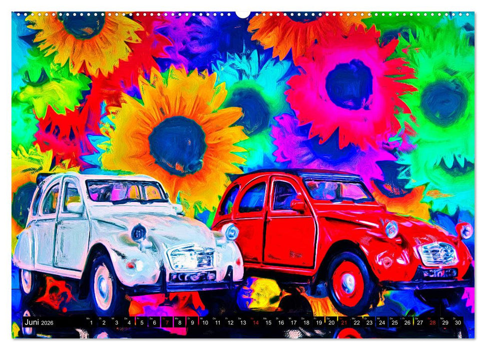 70 Jahre 2CV (CALVENDO Wandkalender 2026)