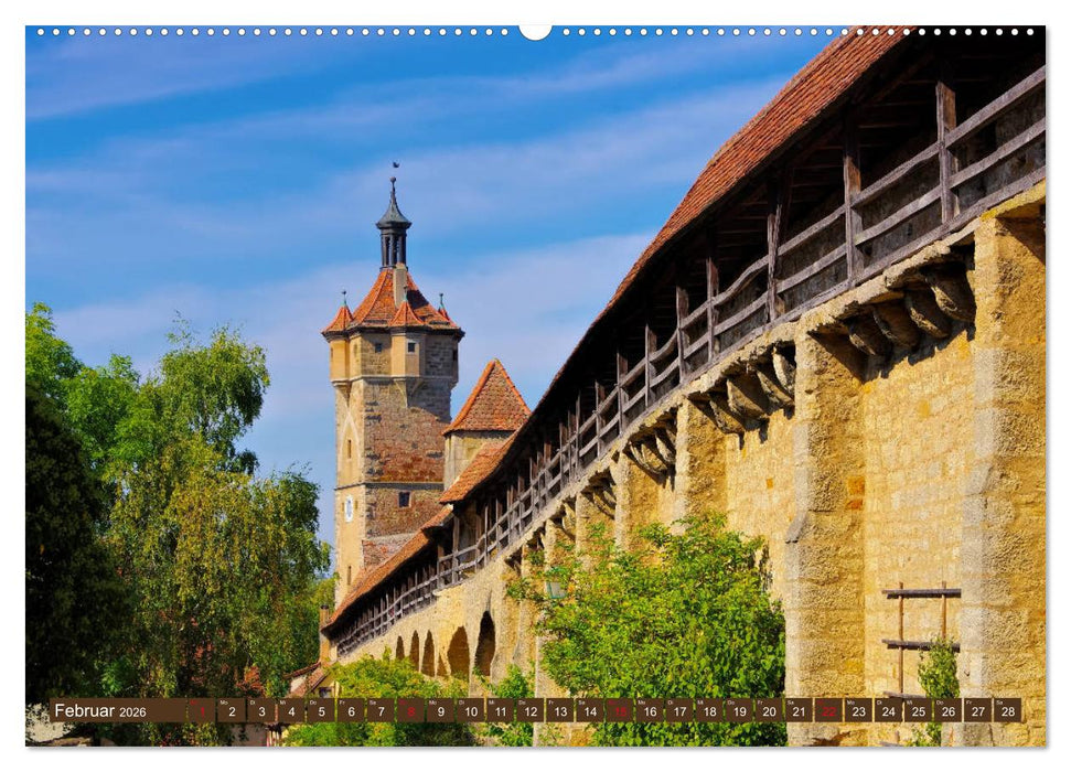 Rothenburg o. d. Tauber - Perle des Taubertales (CALVENDO Wandkalender 2026)