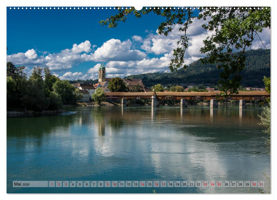 Bad Säckingen - Die Perle am Hochrhein (CALVENDO Wandkalender 2026)