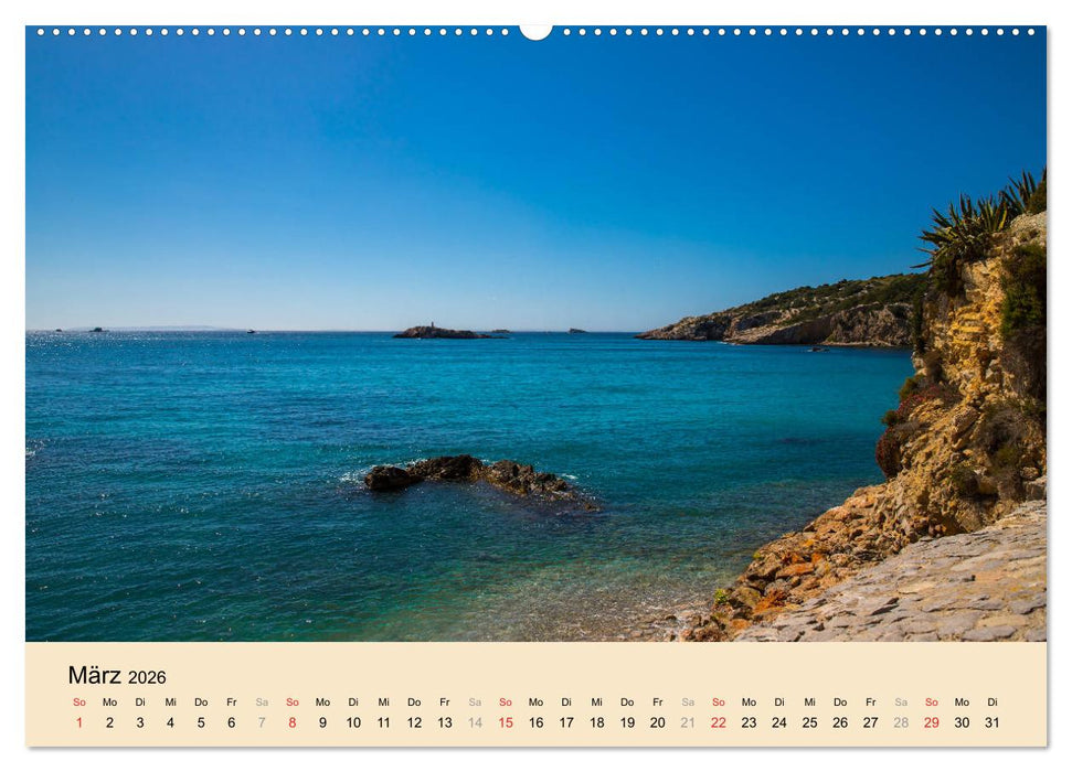Ibiza Dalt Vila, Sa Penya und La Marina (CALVENDO Wandkalender 2026)