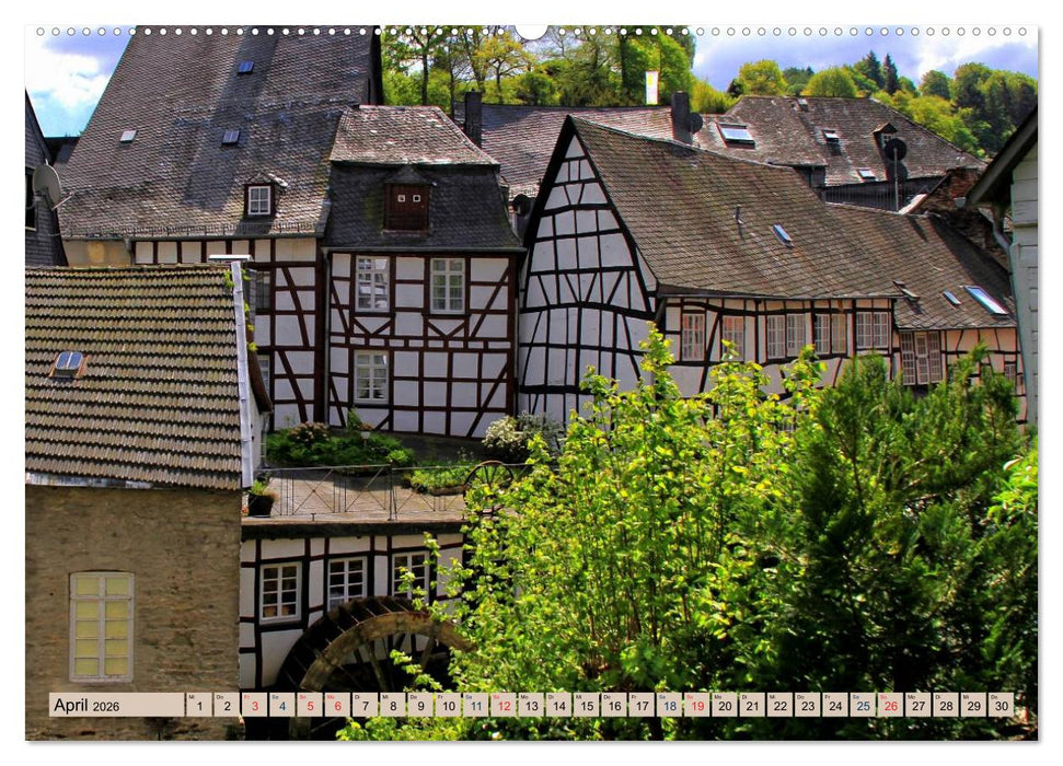 Die schönsten Orte der Eifel - Monschau (CALVENDO Wandkalender 2026)
