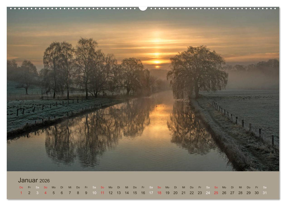 Lichtstimmungen im schönen Schleswig Holstein (CALVENDO Wandkalender 2026)