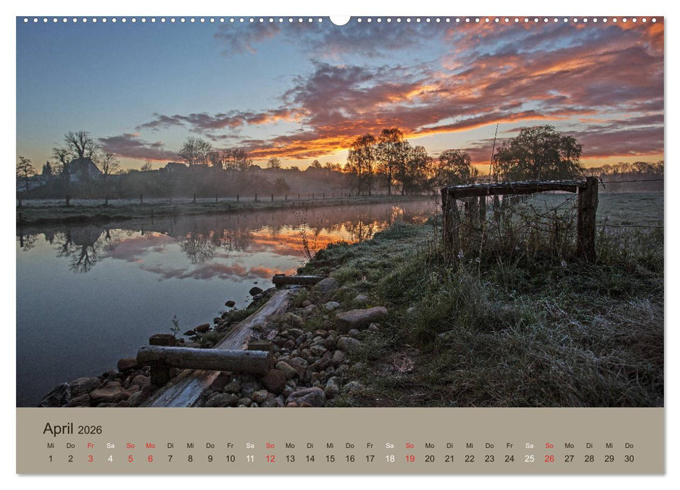 Lichtstimmungen im schönen Schleswig Holstein (CALVENDO Wandkalender 2026)