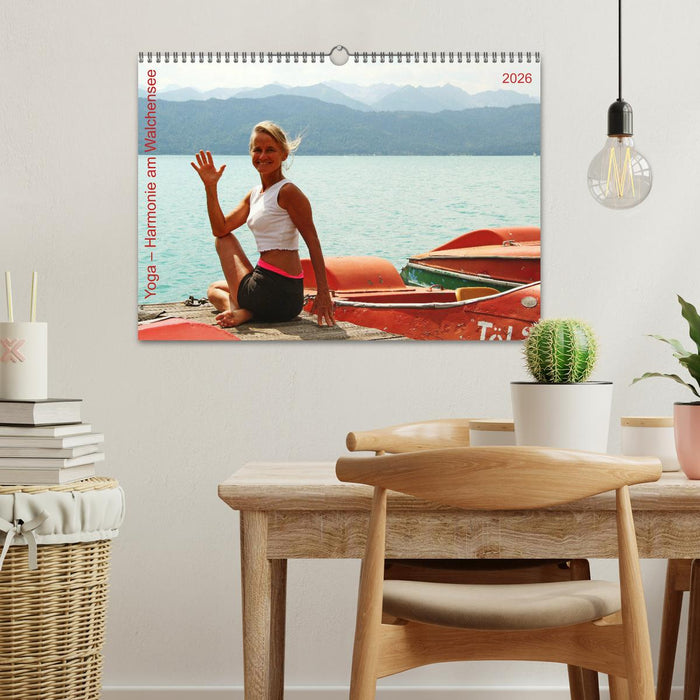 Yoga – Harmonie am Walchensee (CALVENDO Wandkalender 2026)