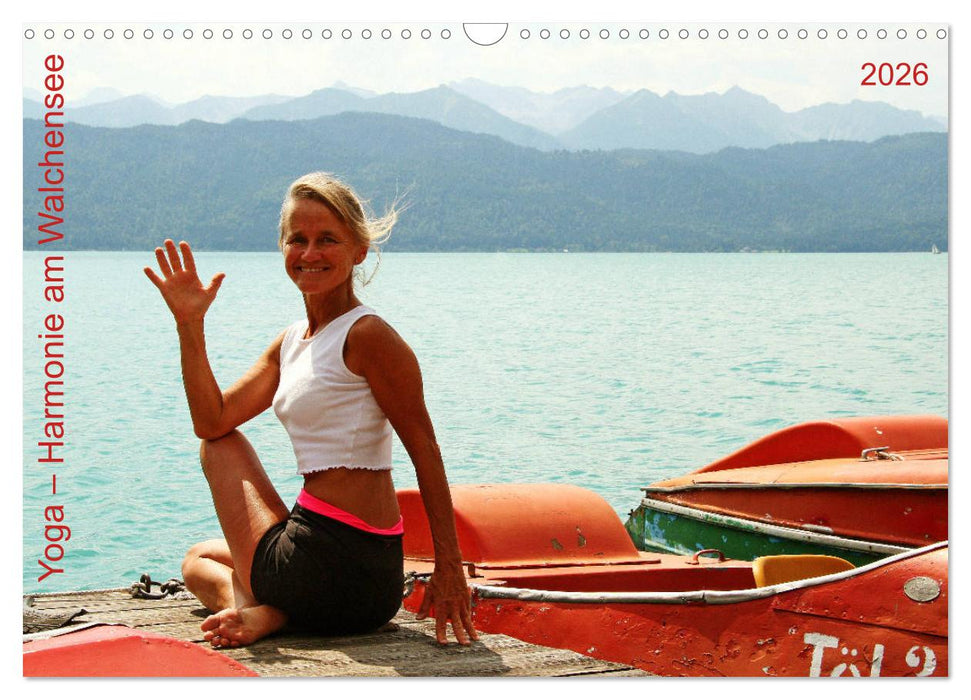 Yoga – Harmonie am Walchensee (CALVENDO Wandkalender 2026)