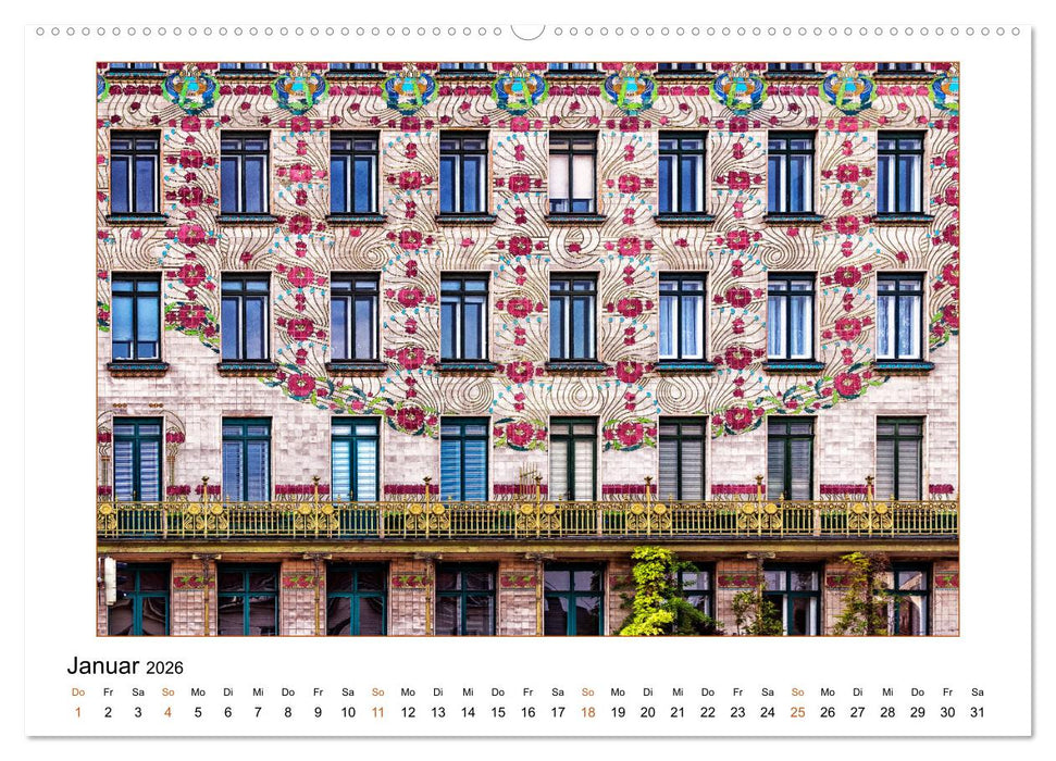 Otto Wagners Wien (CALVENDO Wandkalender 2026)