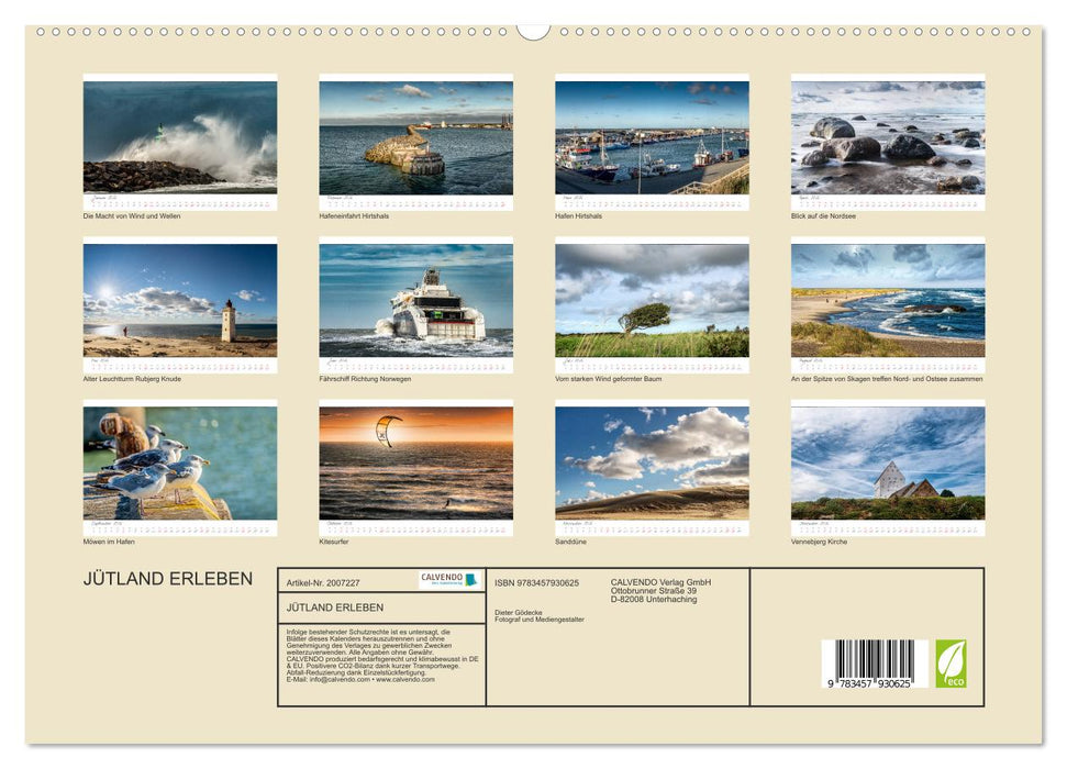 JÜTLAND ERLEBEN (CALVENDO Premium Wandkalender 2026)