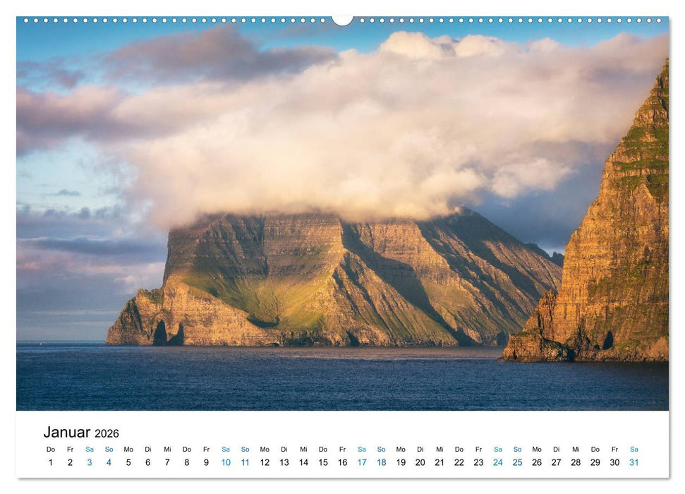 Färöer - Archipel im Nordmeer (CALVENDO Wandkalender 2026)